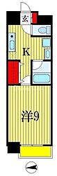 ヴェラジォ-2 1Kの間取図画像