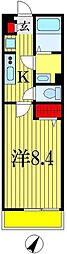 リブリ・レスポワール 1Kの間取図画像