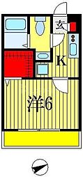 リブリ・ウインディーバレー3 1Kの間取図画像