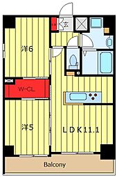 S-RESIDENCE東日暮里 2LDKの間取図画像