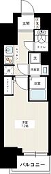 HY's三ノ輪 1Kの間取図画像