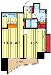 グラントレゾール西日暮里 1LDKの間取図画像
