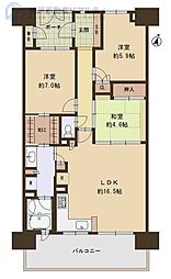 間取図画像 3LDK