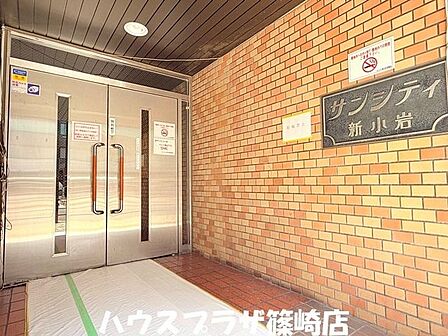 綺麗に整理されたエントランスです