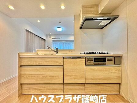 対面式キッチンなのでお相手の方やお友達と談笑しながらお料理ができます!