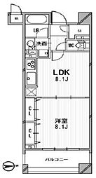 アーデン神保町 1LDKの間取図画像