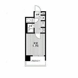 日神パレステージ笹塚第2 1Kの間取図画像