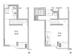 ヴァン・ヴェール武蔵小山 2Kの間取図画像