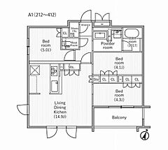 物件の間取り
