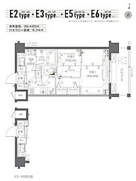 ズーム新宿西落合 2Kの間取図画像