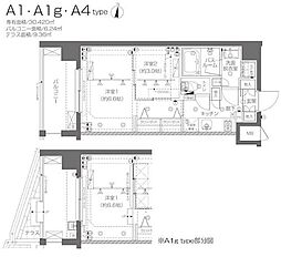 ズーム新宿西落合 2Kの間取図画像