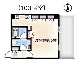 蒼映パーク原宿 ワンルームの間取図画像