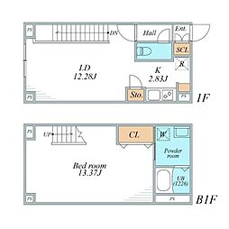 リーガランド文京千石 1LDKの間取図画像