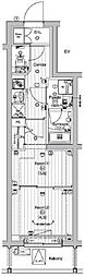PREMIUMCUBE中野新橋DEUX 2Kの間取図画像