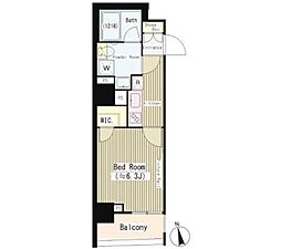 Anville神田司町 1Kの間取図画像