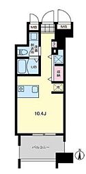 Primal亀戸 ワンルームの間取図画像