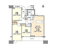 HF白金高輪レジデンス 3LDKの間取図画像