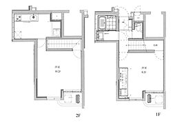 ヴァン・ヴェール武蔵小山 2Kの間取図画像