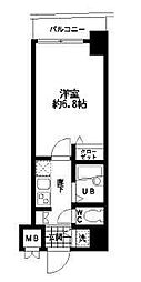 HF東日本橋レジデンス 1Kの間取図画像
