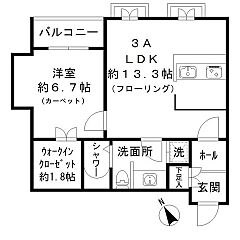 物件の間取り