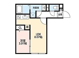 ルフト護国寺 1LDKの間取図画像