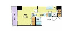 GALICIA日本橋水天宮2 1Kの間取図画像