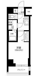 GALICIA品川 1Kの間取図画像