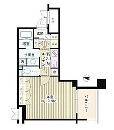 アゼリアテラス新宿 ワンルームの間取図画像