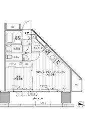 桜ヒルズ九段北 1LDKの間取図画像