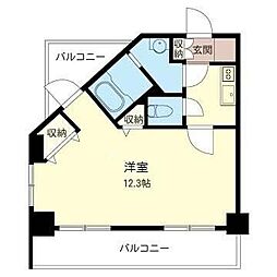 エスティメゾン品川シーサイド2 1Kの間取図画像
