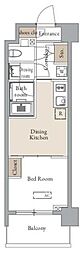 グランカーサ四谷 1DKの間取図画像