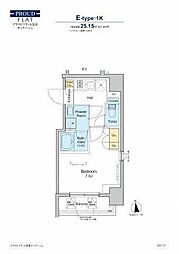 プラウドフラット浅草ディアージュ 1Kの間取図画像