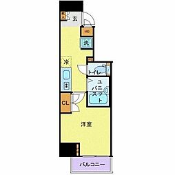 メインステージ神田岩本町2 1Kの間取図画像