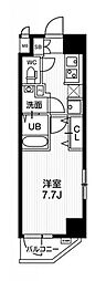 N-stageKameido2 1Kの間取図画像