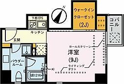 ル.コフレ 1SKの間取図画像