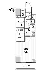 ガリシア森下5 1Kの間取図画像