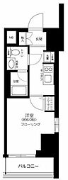 ガリシア代々木 1Kの間取図画像