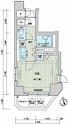 MAINSTAGE大手町 1Kの間取図画像