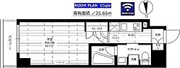 ステージグランデ亀戸アジールコート 1Kの間取図画像