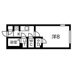 トコタマテラス池上 1Kの間取図画像