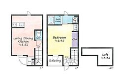 Annabelle Court 1LDKの間取図画像