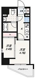 GRAN PASEO大森III 2Kの間取図画像