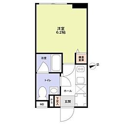 ヴィスタ新高円寺.S 1Kの間取図画像
