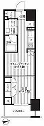 RESIDIA新御徒町 1DKの間取図画像