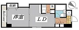 ラ・レジダンス・ド・白金台 1LDKの間取図画像