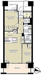 グランドメゾン江古田の杜 1SLDKの間取図画像