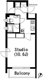 ラティエラ乃木坂 1Kの間取図画像