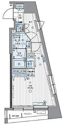 パティーナ三田台 ワンルームの間取図画像