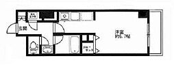 HF駒沢公園レジデンスTOWER ワンルームの間取図画像