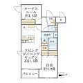 ラペルラ桜新町2階26.5万円